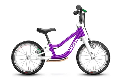 Woom 1 Plus lasten potkupyörä 14" - Violetti