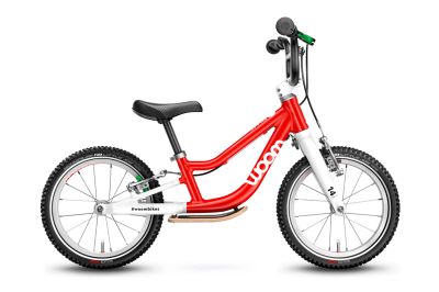 Woom 1 Plus lasten potkupyörä 14" - Punainen
