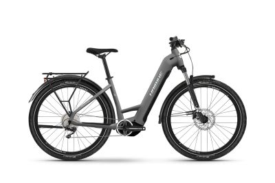 Haibike TREKKING 4 720Wh Harmaa matalarunkoinen sähköpyörä - S