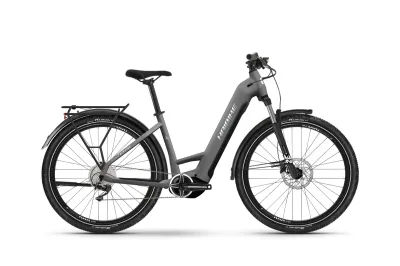 Haibike TREKKING 4 720Wh Harmaa matalarunkoinen sähköpyörä - M, kuva 1 / 1
