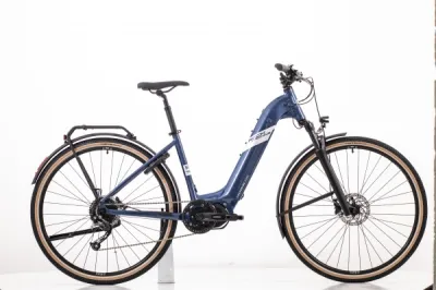Rock Machine Crossride 400 matalarunkoinen sininen sähköpyörä - L, kuva 1 / 1