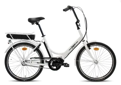 Helkama e-Jopo 3v 24" valkoinen sähköpyörä, kuva 1 / 1