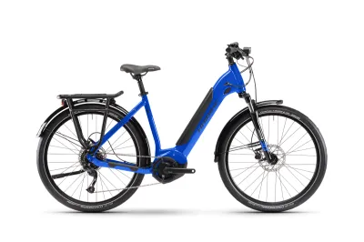 Haibike TREKKING 4 Sininen matalarunkoinen sähköpyörä - S, kuva 1 / 1
