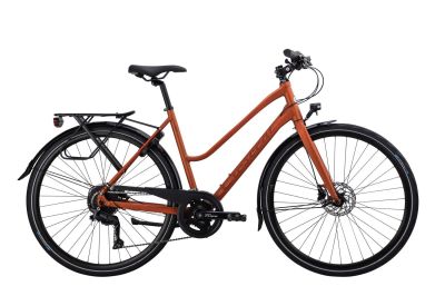 Crescent Holma 18-v oranssi naisten hybridipyörä - 55cm