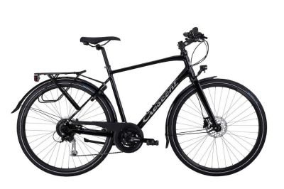 Crescent Kebne 18-v musta miesten hybridipyörä - 58cm