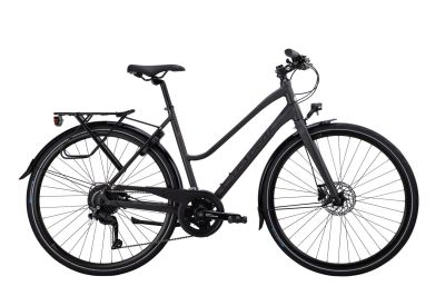 Crescent Holma 18-v musta naisten hybridipyörä - 51cm
