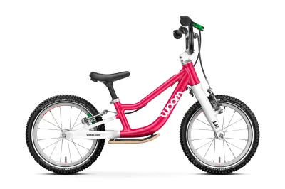 Woom 1 Plus lasten potkupyörä 14" - Pinkki, kuva 1 / 1