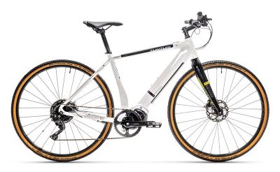 Tunturi eGravel valkoinen sähköpyörä - M (52cm)