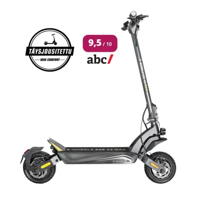 E-Wheels E2S V3 Max - Harmaa - Ilmatäytteiset