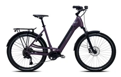 Helkama CX 10v matalarunkoinen violetti sähköpyörä - 54cm